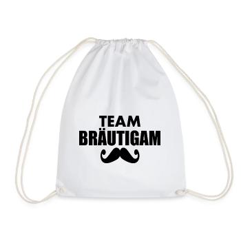 Team bräutigam - Turnbeutel - Weiß - Vorne