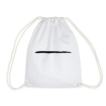 Refroidir ligne coup de pinceau de graffiti - Sac de sport léger - blanc - Devant