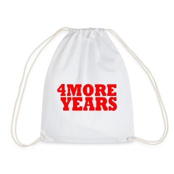 4 more years - Turnbeutel - Weiß - Vorne