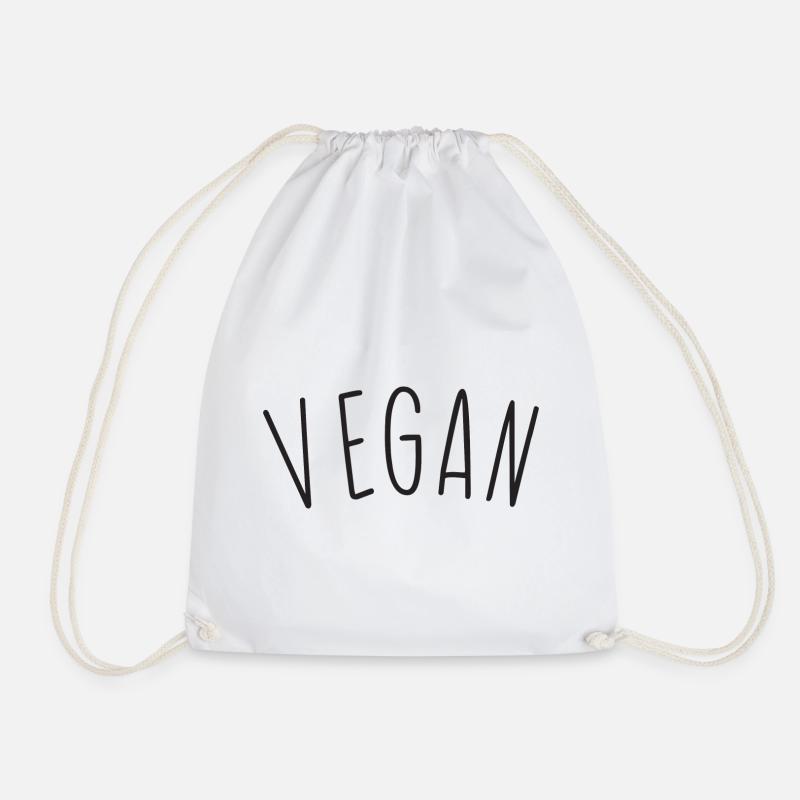 Vegan - Turnbeutel - Weiß