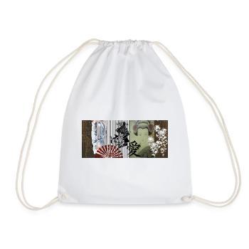Geisha Romance - Sac de sport léger - blanc - Devant