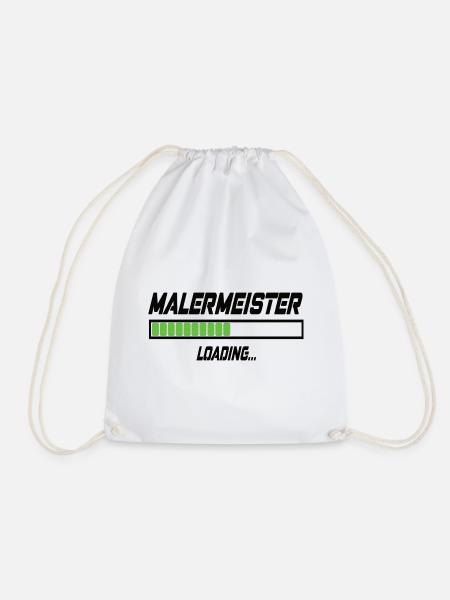 Malermeister Loading... - Turnbeutel - Weiß