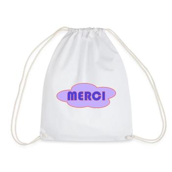 MERCI. MAÎTRESSE. MAÎTRE. MERCI MAÎTRESSE - Sac de sport léger - blanc - Devant