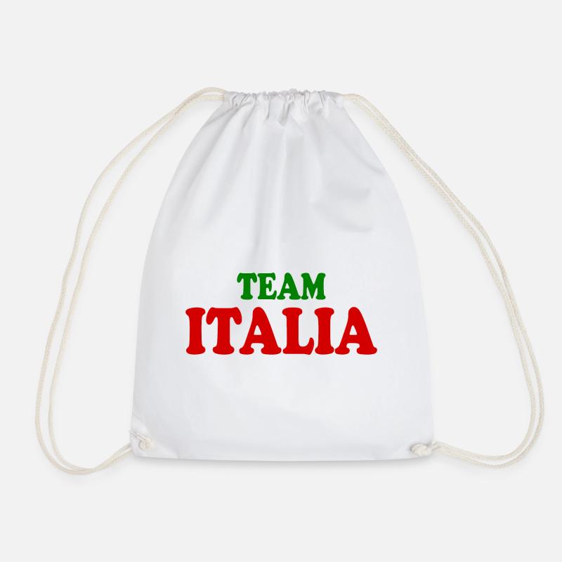 Team italia - Turnbeutel - Weiß
