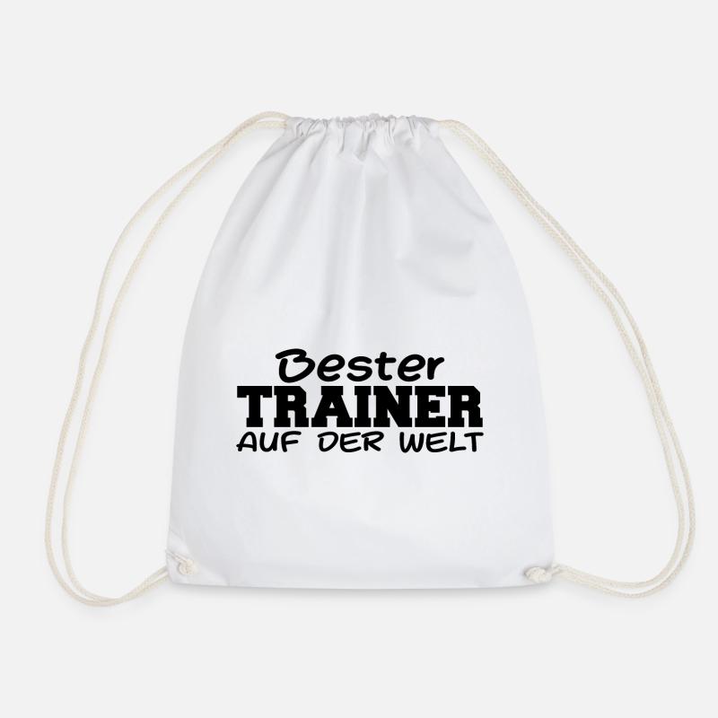 Bester Trainer Training Teamtrainer Trainieren - Turnbeutel - Weiß