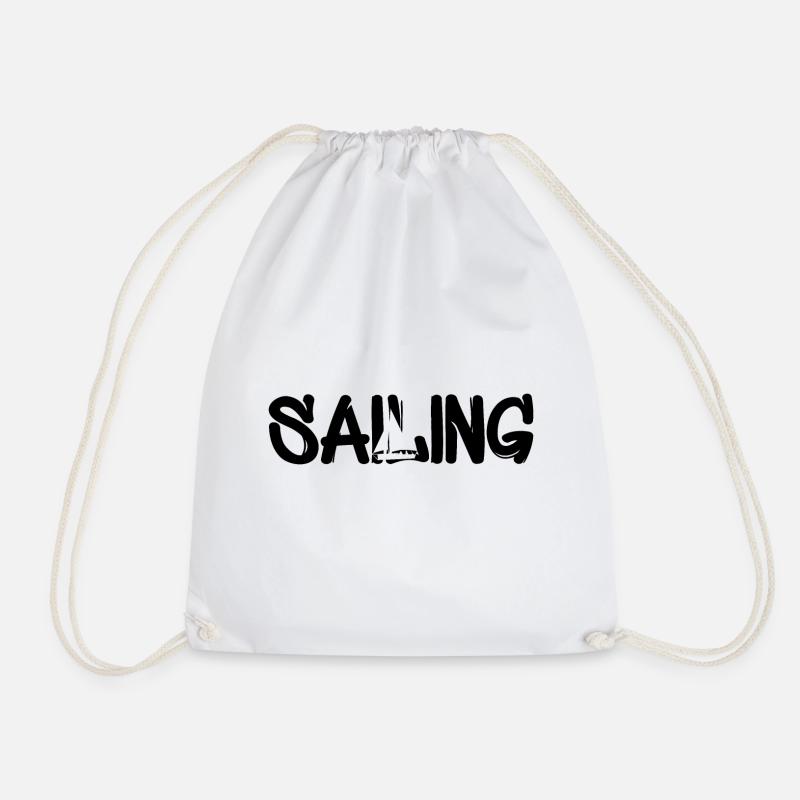 sailing - Turnbeutel - Weiß