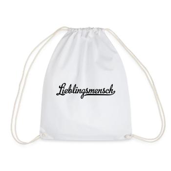 Favourite person - Drawstring Bag - white - Front
