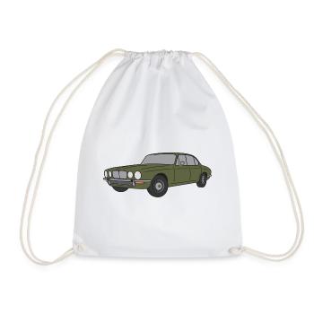 70s XJ Series 2 Juniper Green - Drawstring Bag - white - Front