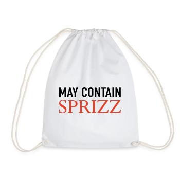 May Contain Sprizz - Turnbeutel - Weiß - Vorne