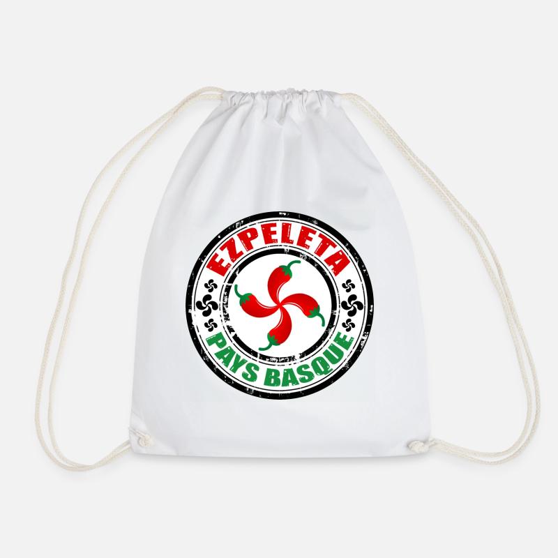 Espelette - Ezpeleta - Sac de sport léger - blanc