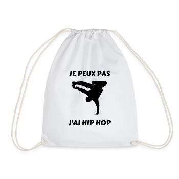 Je peux pas j'ai hip hop - Sac de sport léger - blanc - Devant