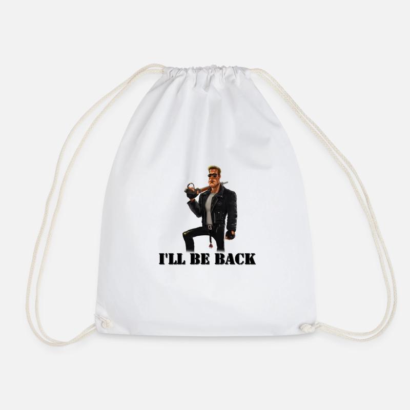 I'll be back - Turnbeutel - Weiß
