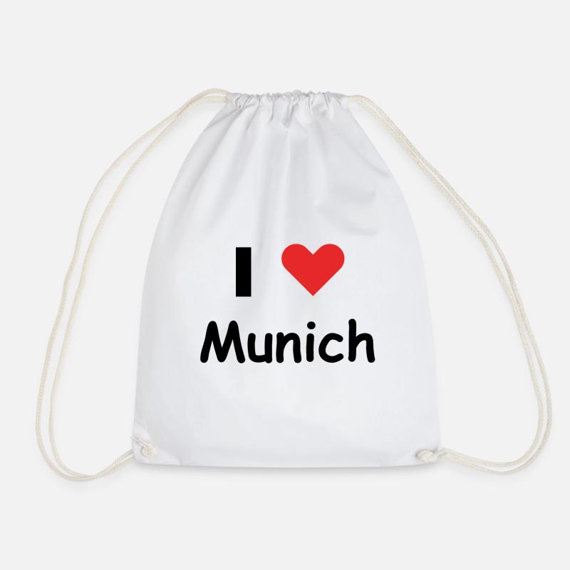 J'aime Munich - Sac de sport léger - blanc