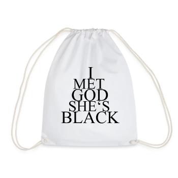 J'ai rencontré Dieu CADEAU FASHIONABLE! - Sac de sport léger - blanc - Devant