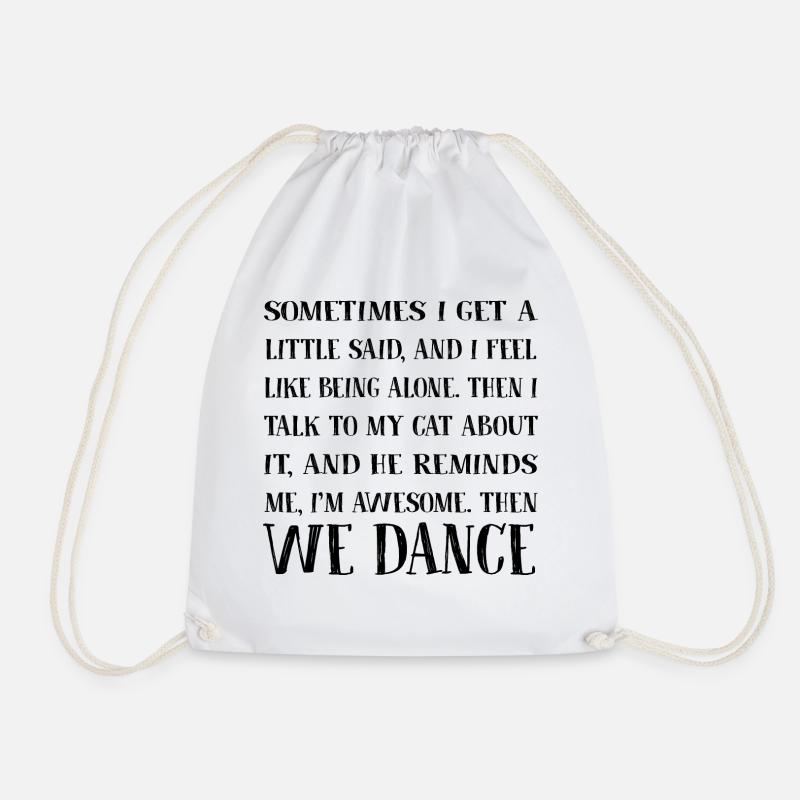 Chat ami chat - Sac de sport léger - blanc