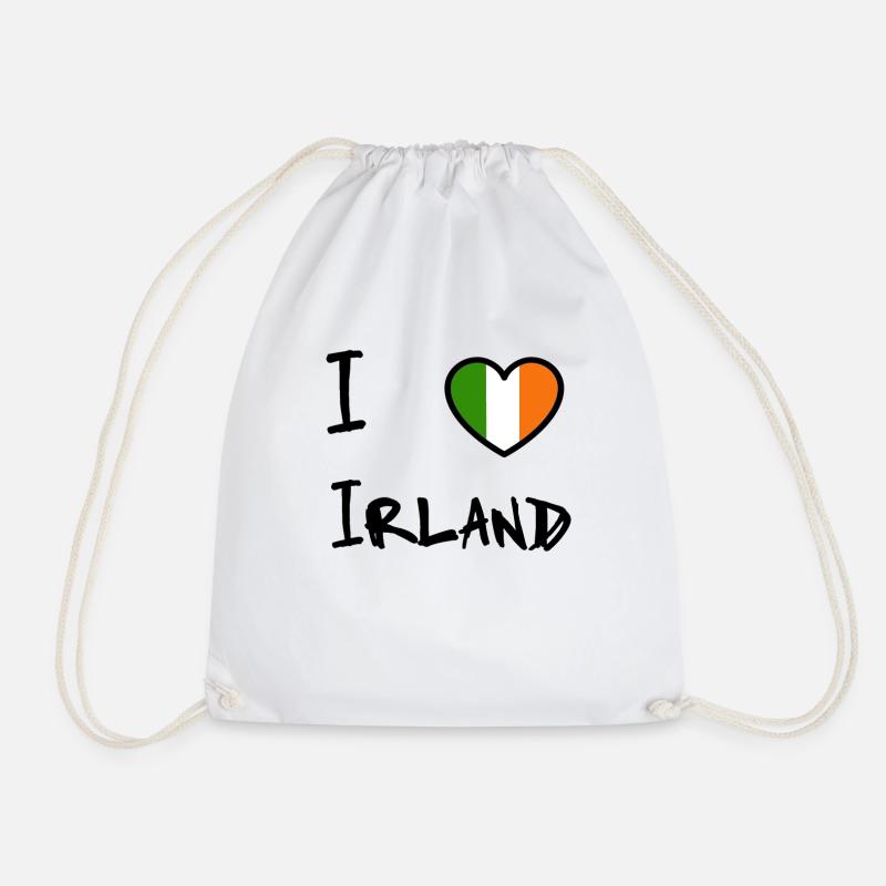Irland - Turnbeutel - Weiß
