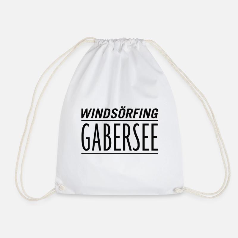 Windsörfing Gabersee - Turnbeutel - Weiß
