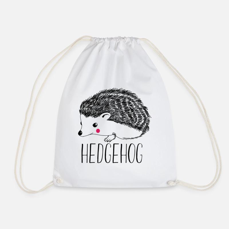 hérisson - Sac de sport léger - blanc