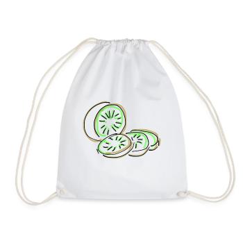 kiwi - Sac de sport léger - blanc - Devant