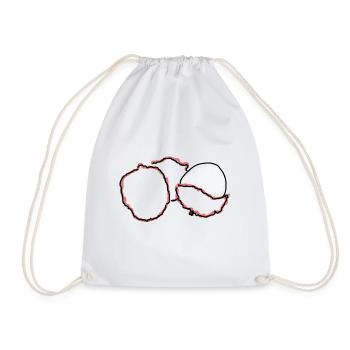litchi - Sac de sport léger - blanc - Devant