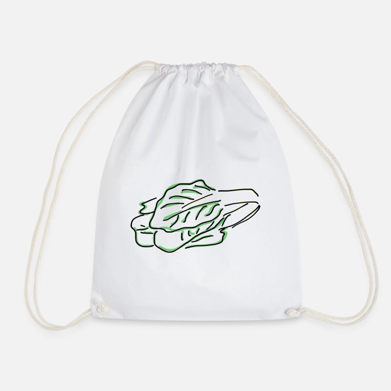 chard - Drawstring Bag - white