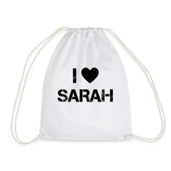 Sarah singer love - Drawstring Bag - white - Front