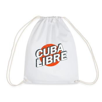 Cuba Libre Retro Poster - Turnbeutel - Weiß - Vorne