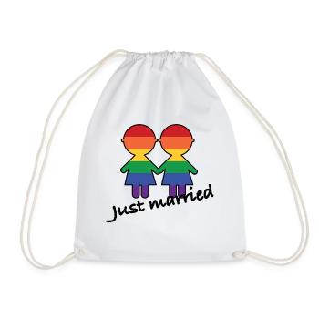 Frauenhochzeit 2 - Turnbeutel - Weiß - Vorne