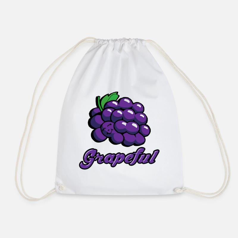 Be Grapeful ! - Turnbeutel - Weiß