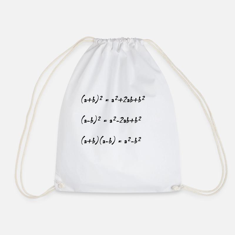 Binomische Formeln Mathe Design Geschenkidee - Turnbeutel - Weiß