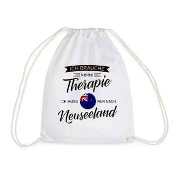 Neuseeland - Turnbeutel - Weiß - Vorne