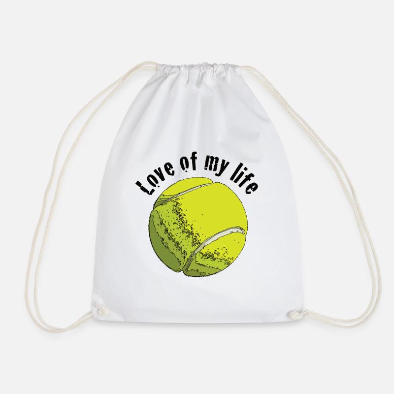 tennislove1 - Turnbeutel - Weiß