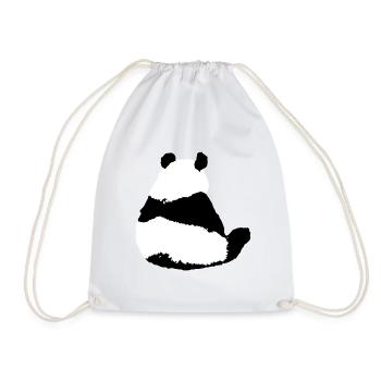 panda - Sac de sport léger - blanc - Devant