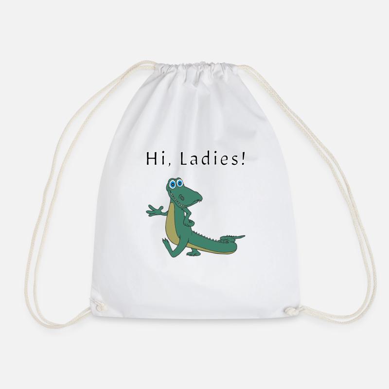 Alligator - Turnbeutel - Weiß