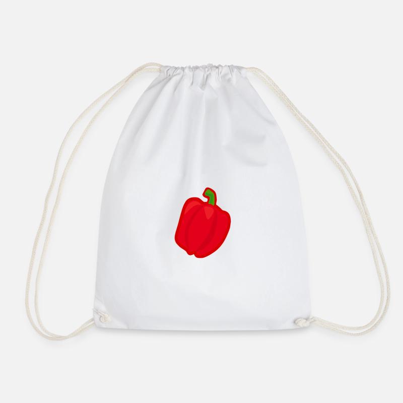 paprika - Drawstring Bag - white