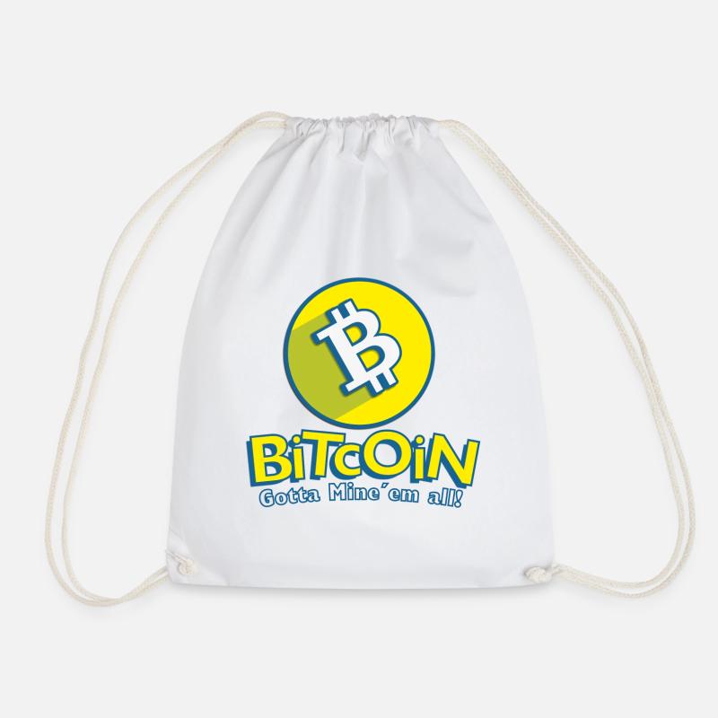 Bitcoin Mine´em All - Turnbeutel - Weiß