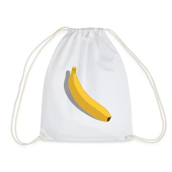 banane - Turnbeutel - Weiß - Vorne