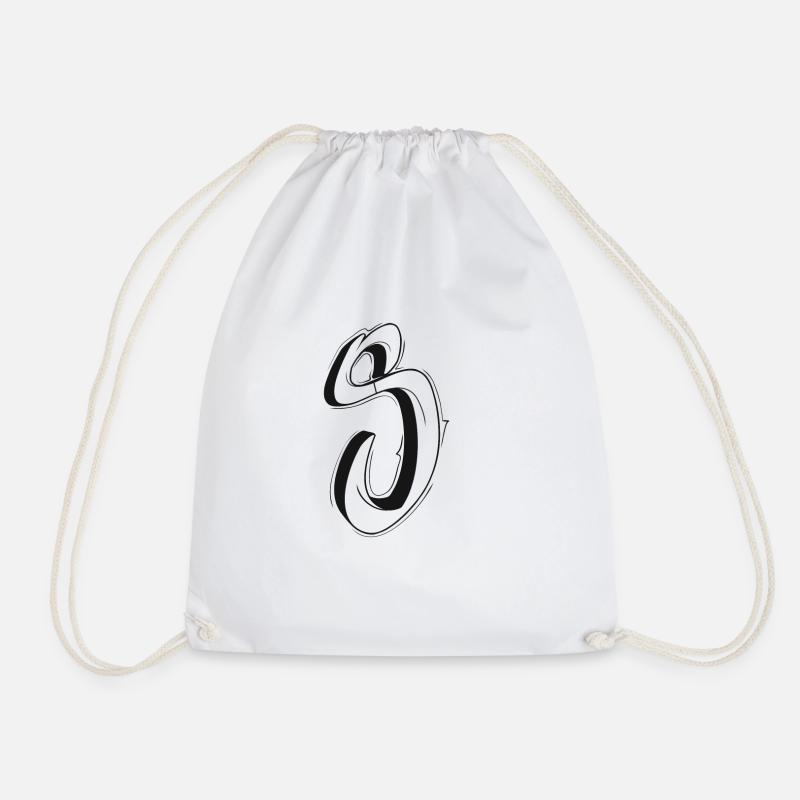 s - Drawstring Bag - white