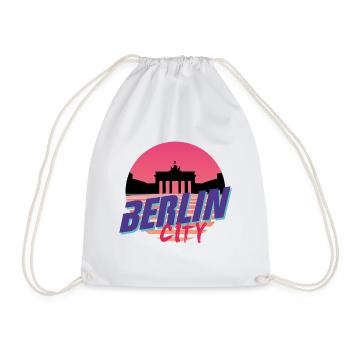 Berlin x Miami - Drawstring Bag - white - Front