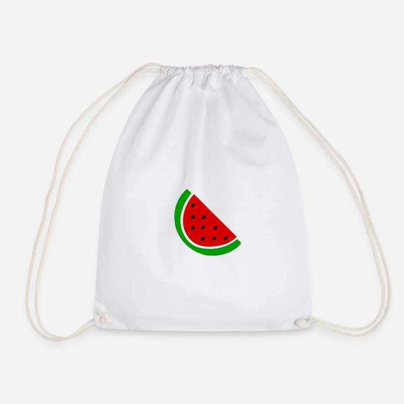 Wassermelone - Turnbeutel - Weiß
