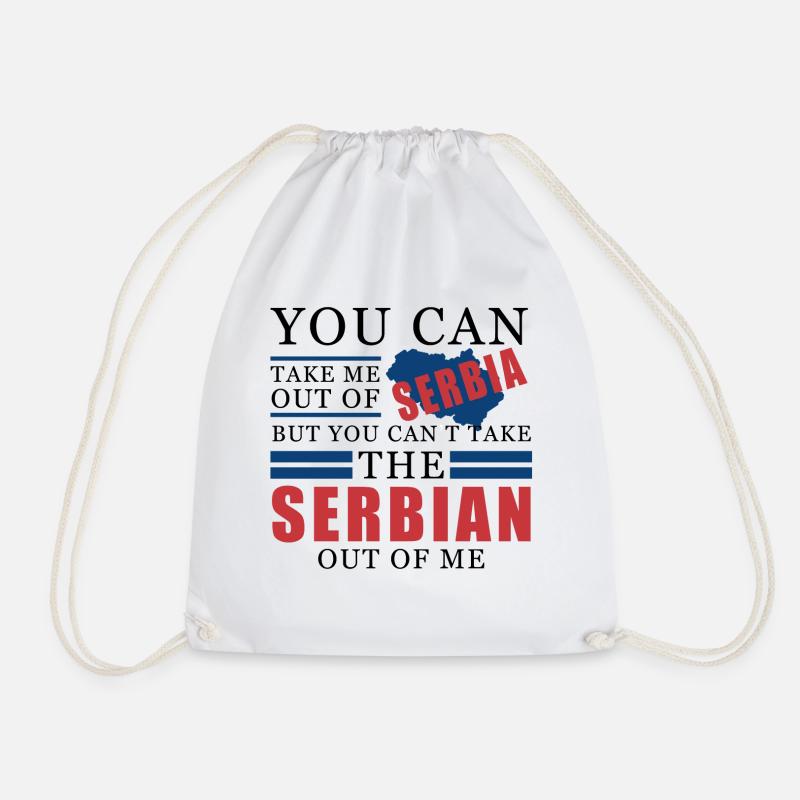Serbia - Turnbeutel - Weiß