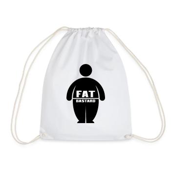 Fat Bastards: Version 1 - Turnbeutel - Weiß - Vorne