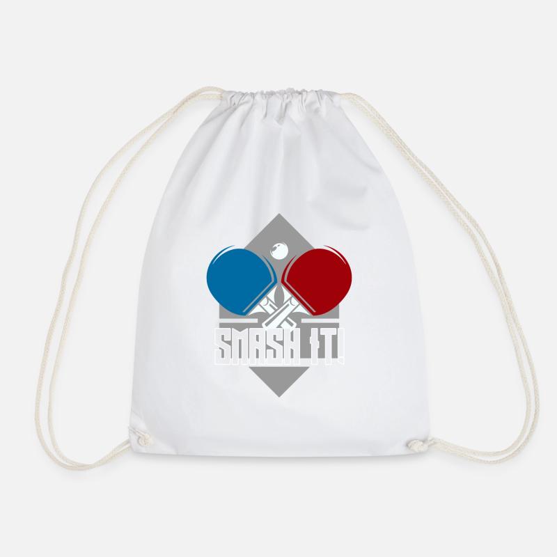 Table tennis table Smash - Drawstring Bag - white