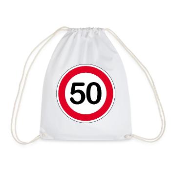 50 - Sac de sport léger - blanc - Devant