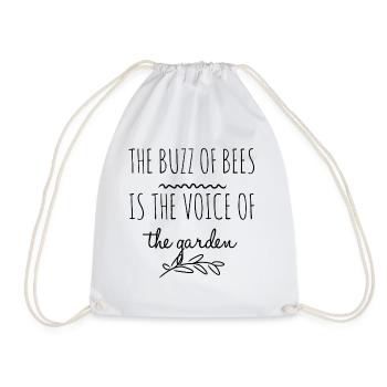 Funny Beekeeping Gift For Beekepers and Honey - Drawstring Bag - white - Front