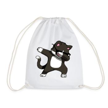 Chat Dab - Sac de sport léger - blanc - Devant