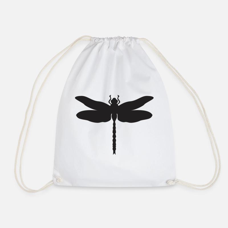 Libelle - Turnbeutel - Weiß