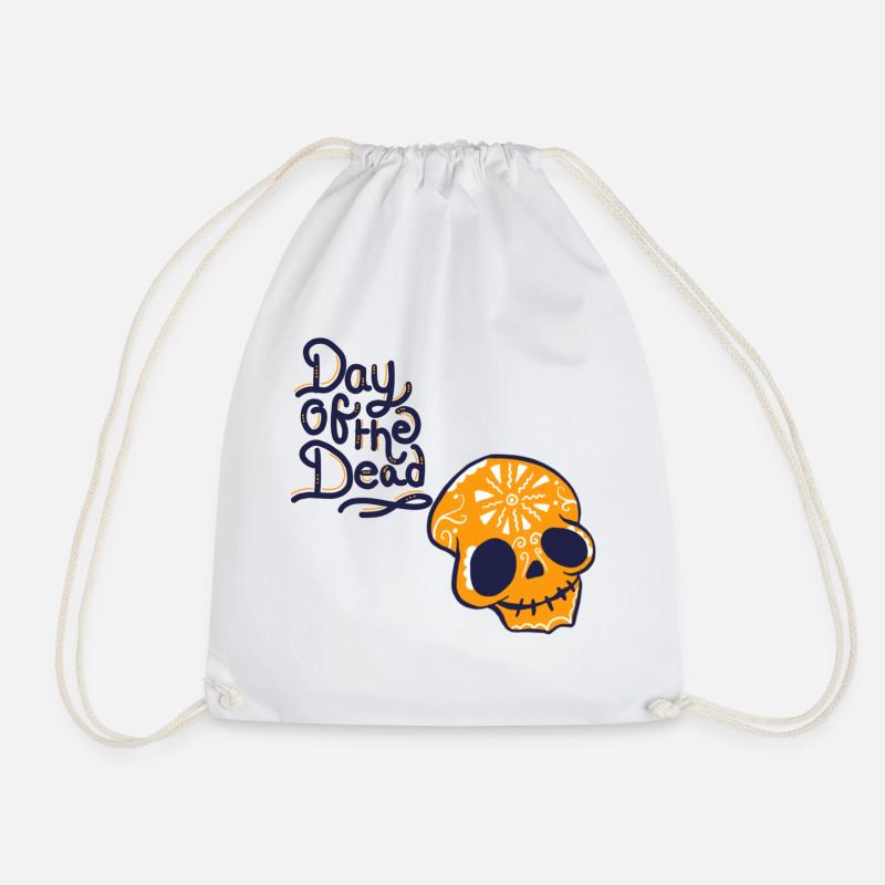 Day of the dead - Drawstring Bag - white