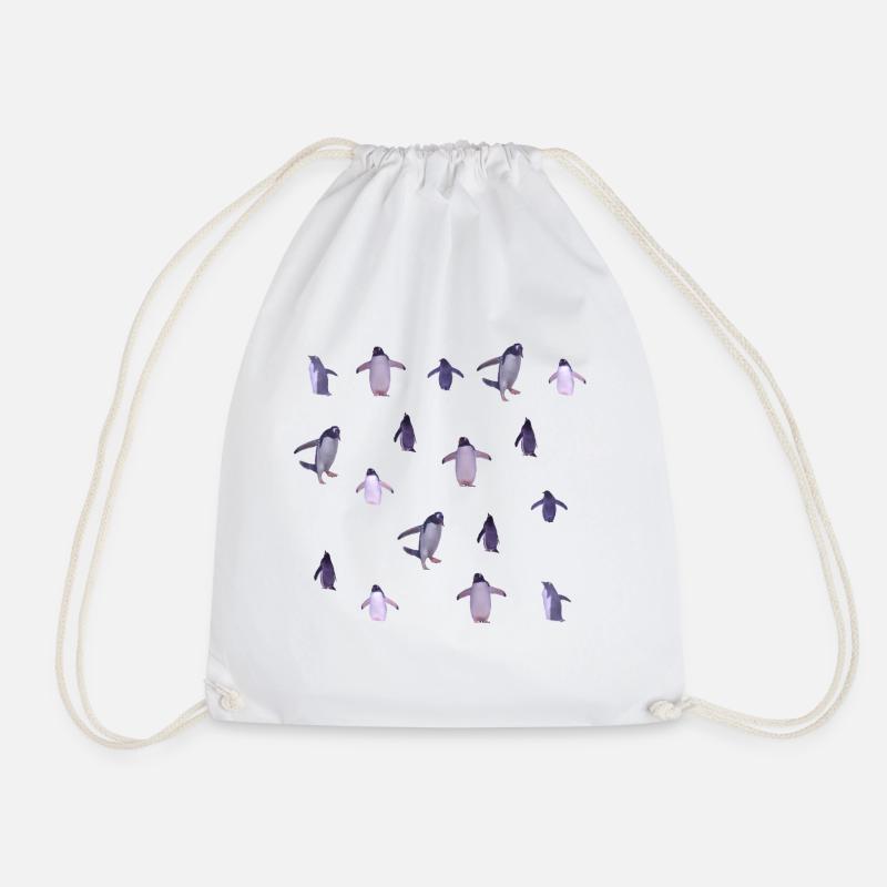 Pingouins - Sac de sport léger - blanc