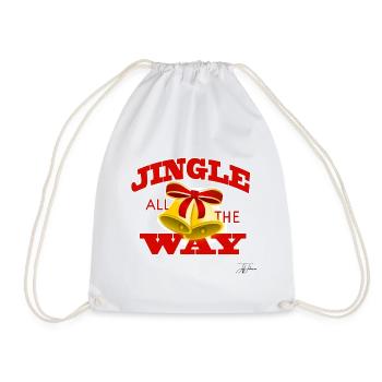 Christmas Christmas Christmas Christmas X-Mas - Drawstring Bag - white - Front